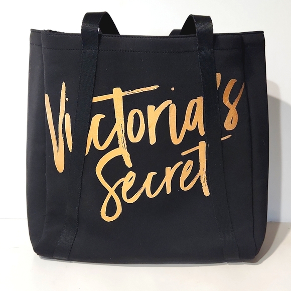 Victoria's Secret Bags Victorias Secret Black Gold Insulated Wine